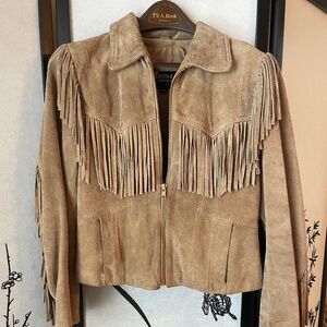 Vintage Wilson Suade fringe jacket